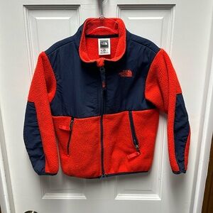 Used The North Face kids Jacket, Red/Blue 3T